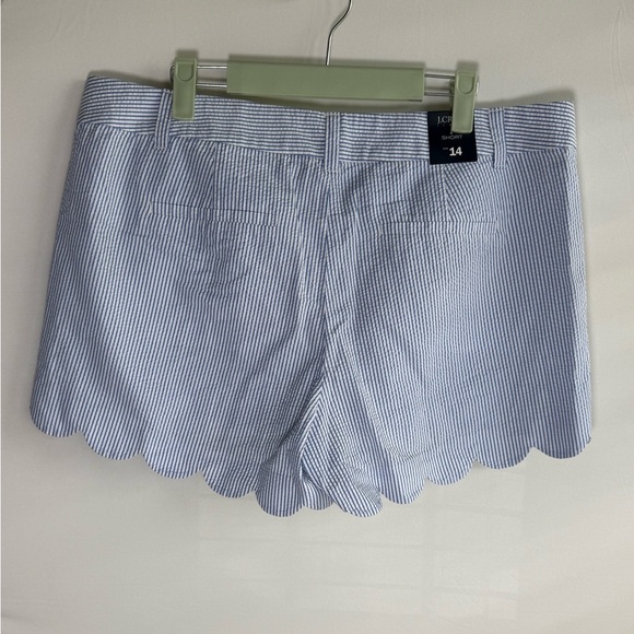 J. Crew buttercup hem seersucker shorts • NWT • women’s size 14 - Picture 2 of 7